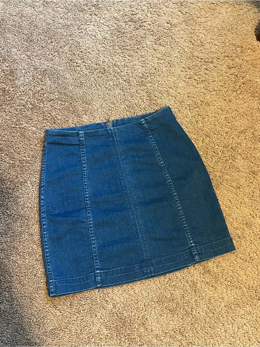 Free People Denim Mini Skirt Sz 2